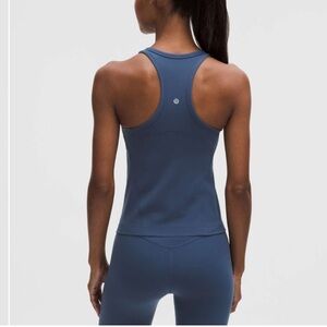 Lululemon Align Waist-Length Racerback Tank Top | Blue Twill